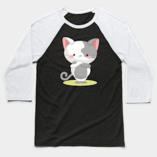 funny cats angry so cute Baseball T-Shirt